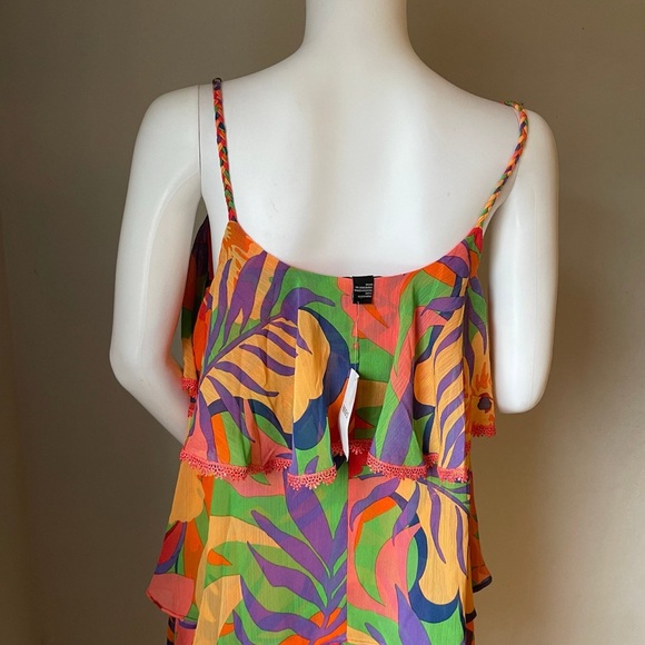 Colorful Floral Ruffle Dress - Picture 7 of 7